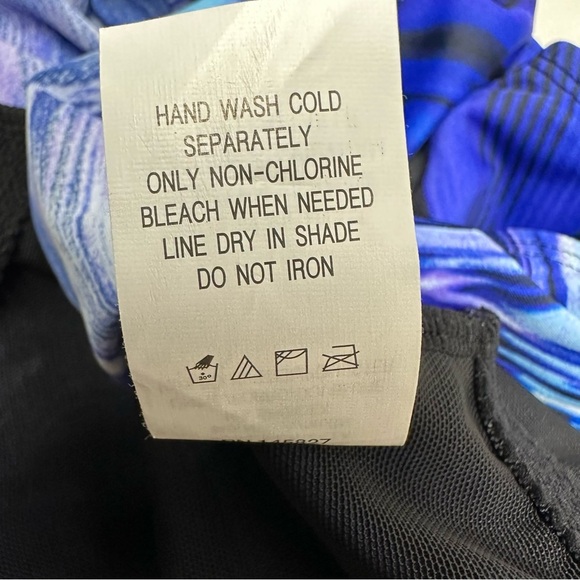 LONGITUDE Blue and Purple Women's Swimsuit SIZE 14 NWT - Picture 8 of 11